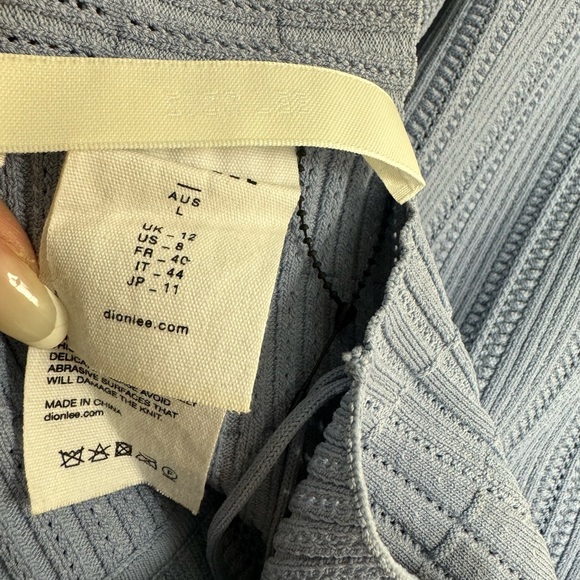 NWOT Dion Lee Snake Knit Dress Size - Picture 7 of 14